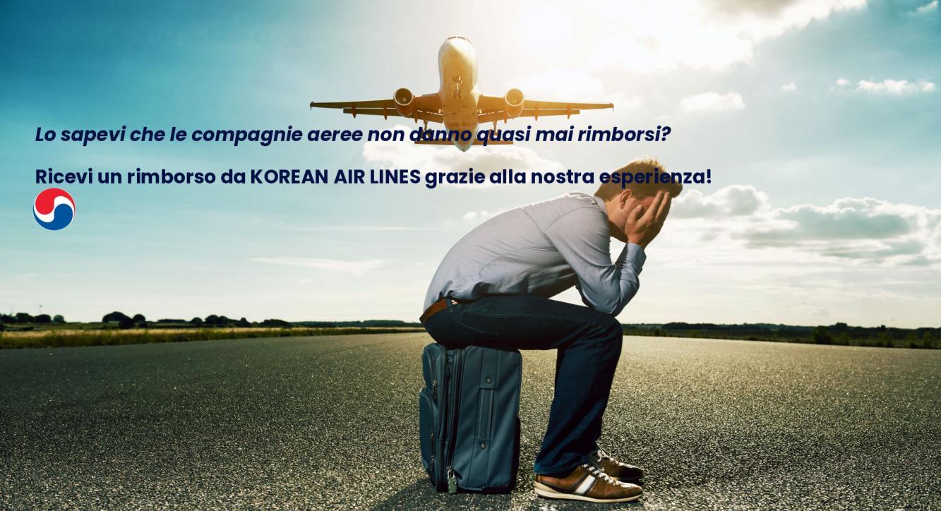 rimborso voli korean air lines